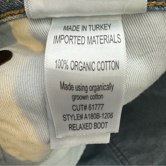 Agolde Mid Rise Relaxed Boot Cut Raw Hem Jeans - Curio - Size 29 - Picture 8 of 9